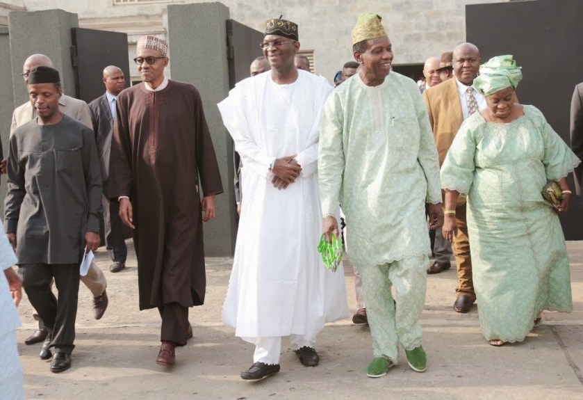 ACTING PRESIDENT OSINBAJO, BUHARI AND OTHER MI ISTERS