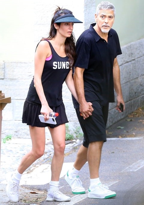 AMAL & GEORGE CLOONEY 2 MONTHS AFTER THE BIRTH OF THEIR TWINS