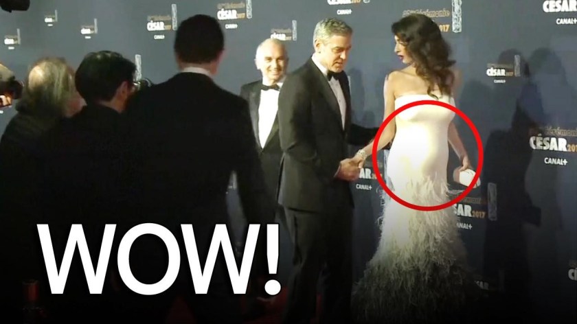 AMAL & GEORGE, PREGNANT