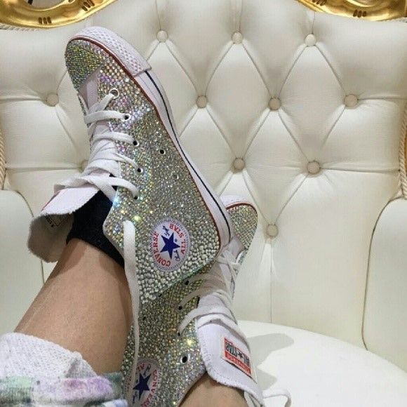 BLINGED OUT HIGH TOPS