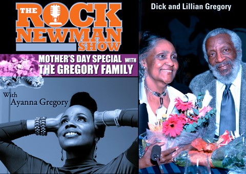 DICK GREGORY AND HIS WIFE LILLIAN GREGORY & THEIR DAUGHTER, AYANNA GREGORYjpg
