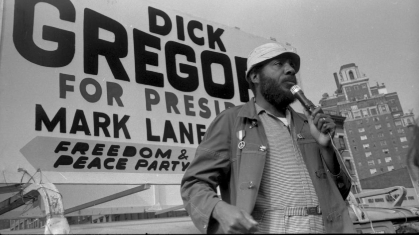 DICK GREGORY, WHEN HE RAN FOR PRESIDENT IN 1968 ON THE FREEDOM AND PEACE PARTY .jpg