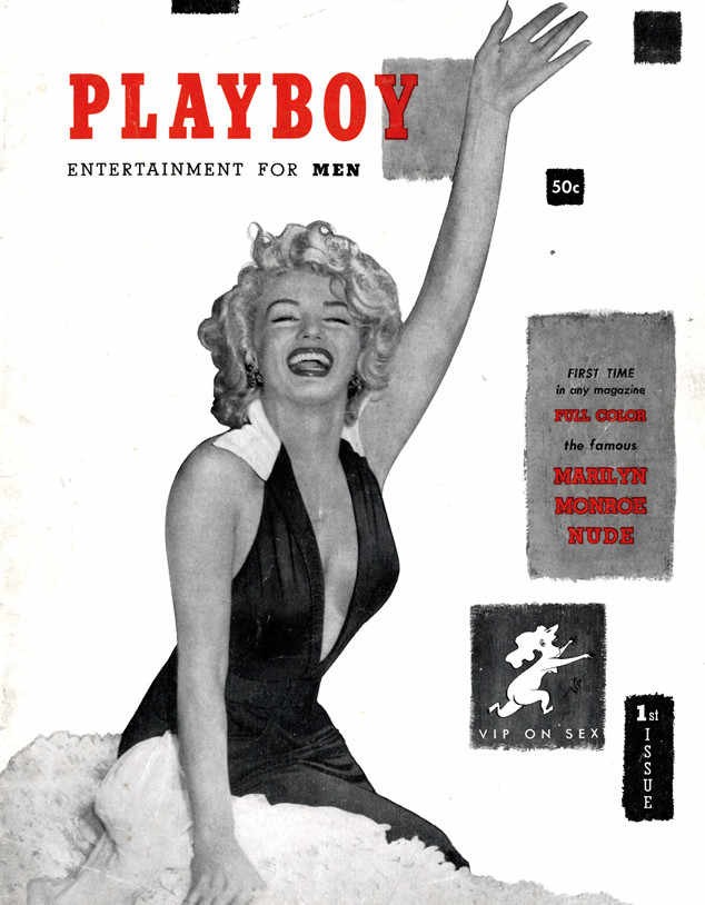 HUGH HEFNER - MARILYN MONROE AS THE 1ST COVER GIRL FOR PLAYBOY#1