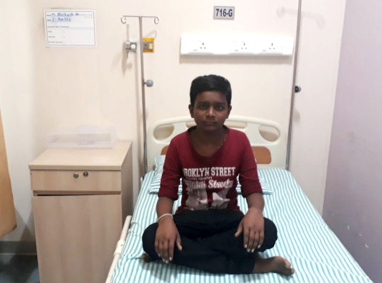 INDIAN BOY WITH CANCER#1