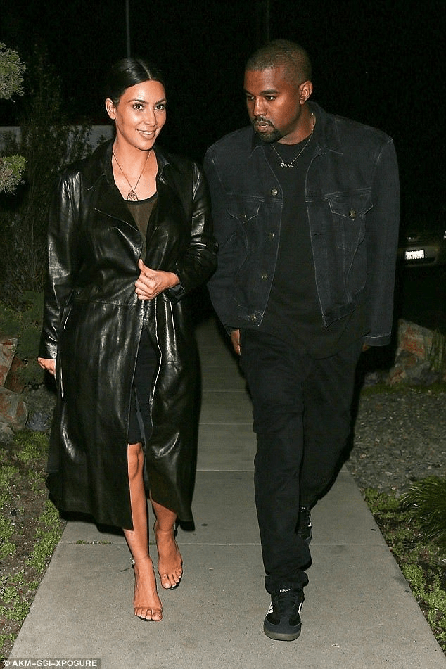KANYE WEST &amp; KIM KARDASHIAN AFTER DINNER#3