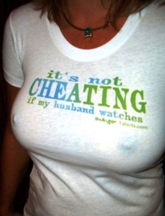 CHEATING HUSBAND TEE SHIRT PHOTO